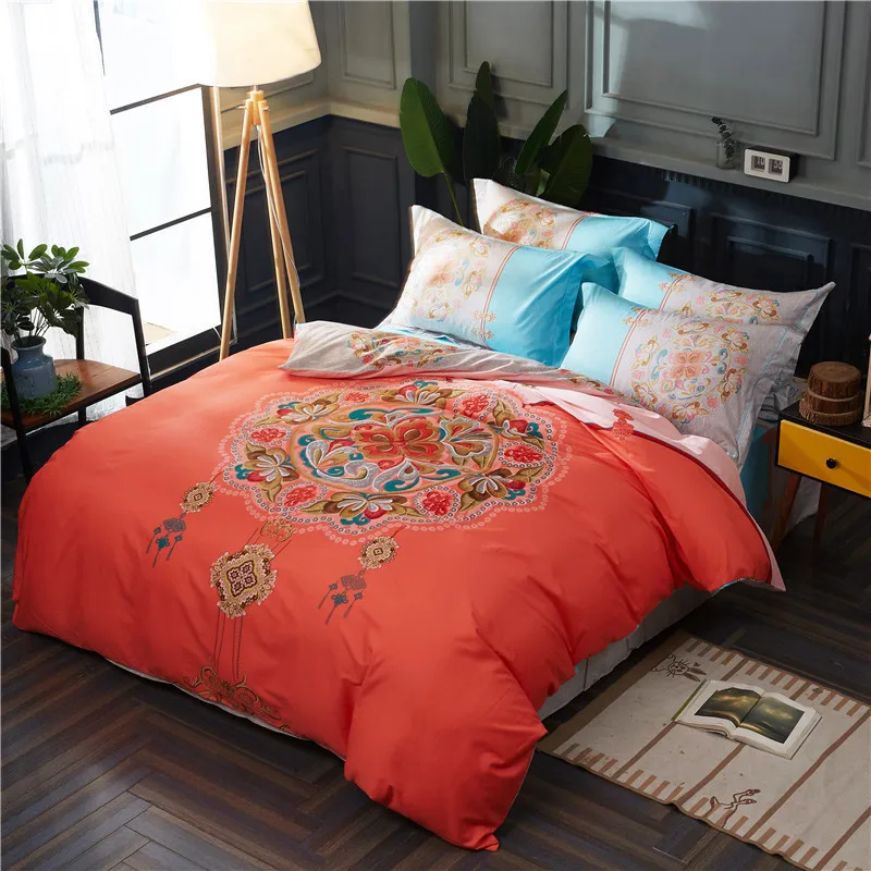 Full Will Flower Version Four Paper Set Pure Cotton Printing Lotus Leaf Edge 1.8m2.0 Meters Sheet Quilt Cover Bedding Article
Full Will Flower Version Four Paper Set Pure Cotton Printing Lotus Leaf Edge 1.8m2.0 Meters Sheet Quilt Cover Bedding Article