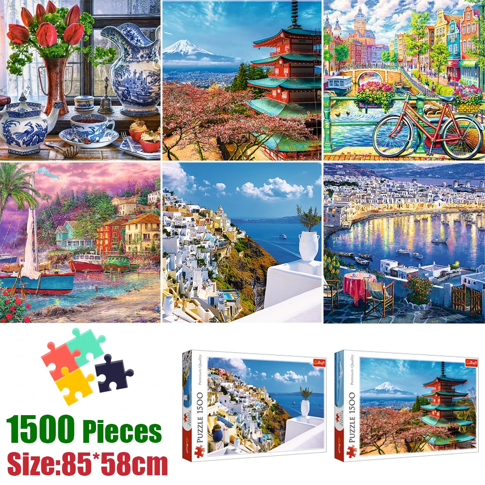 Jigsaw Puzzle 1500 Pieces Puzzle Game Landscape Assembling Puzzles for Adults Puzzle Toys Kids Children Educational Toys Gift
Jigsaw Puzzle 1500 Pieces Puzzle Game Landscape Assembling Puzzles for Adults Puzzle Toys Kids Children Educational Toys Gift