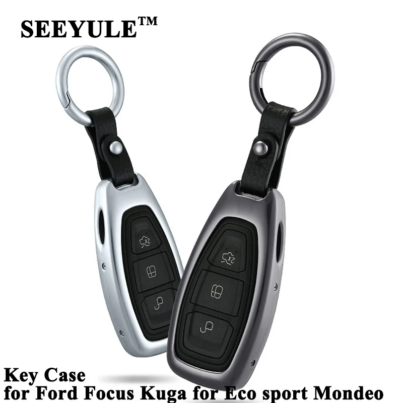 1pc SEEYULE Car Key Case Aluminum Alloy Key Shell Cover Protector Organizer Accessories for Ford EcoSport Kuga Focus Mondeo
1pc SEEYULE Car Key Case Aluminum Alloy Key Shell Cover Protector Organizer Accessories for Ford EcoSport Kuga Focus Mondeo