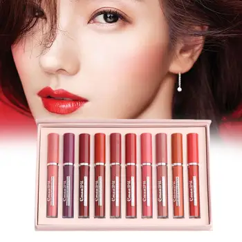 10 Psc/set Velert Matte Lipgloss Liquid Lipstick Pen Gloss Lips Makeup Lip Waterproof Long-lasting Nude Matte Moinisturizer M4W8
10 Psc/set Velert Matte Lipgloss Liquid Lipstick Pen Gloss Lips Makeup Lip Waterproof Long-lasting Nude Matte Moinisturizer M4W8