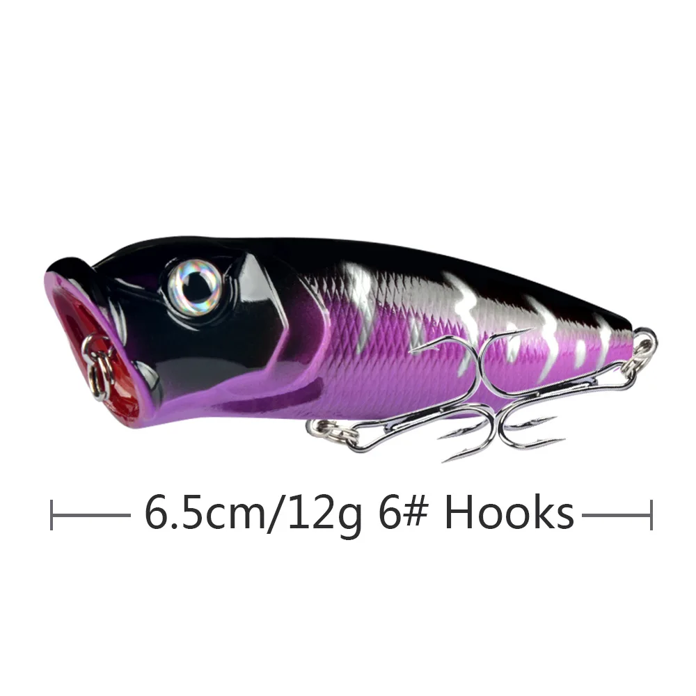 Whopper Plopper 65mm 12g - Przynęta Wobblers TopWater o Miękkim Ogonie wędkarska - Wianko - 9