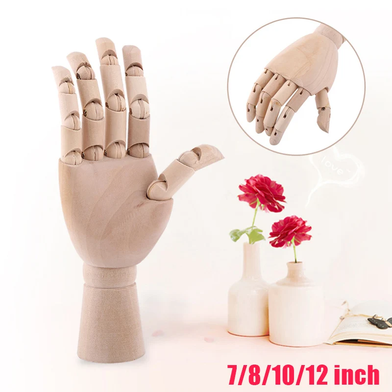 18X6cm Wooden Artist Right Hand Gift Art Alternatives SKETCH Flexible | Дом и сад