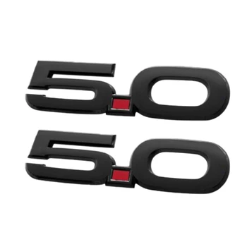 1 Pair for 2015-2020 Ford Mustang GT 5.0 Black 5.5 inch Fender Side Emblems 
1 Pair for 2015-2020 Ford Mustang GT 5.0 Black 5.5 inch Fender Side Emblems