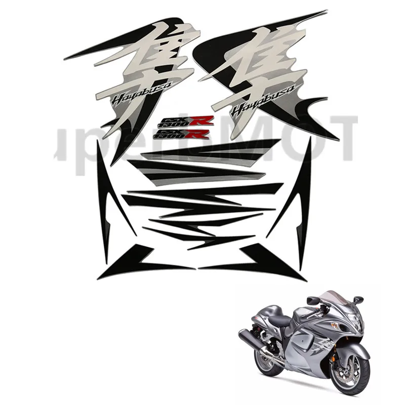 Motorcycle Fairing Stickers Decal for Suzuki GSXR1300 HAYABUSA 2008 2009 2010 2011 2012 Whole Car Sticker Kit
Motorcycle Fairing Stickers Decal for Suzuki GSXR1300 HAYABUSA 2008 2009 2010 2011 2012 Whole Car Sticker Kit