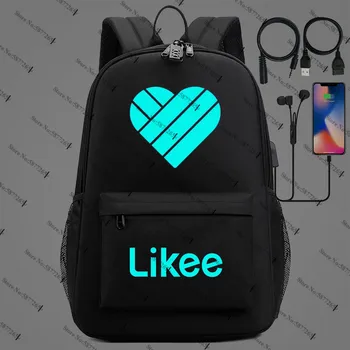 Likee App Backpacks Student Luminous Animation Oxford School Bags Teenager USB Charge Computer Anti-theft Laptop Back pack
Likee App Backpacks Student Luminous Animation Oxford School Bags Teenager USB Charge Computer Anti-theft Laptop Back pack