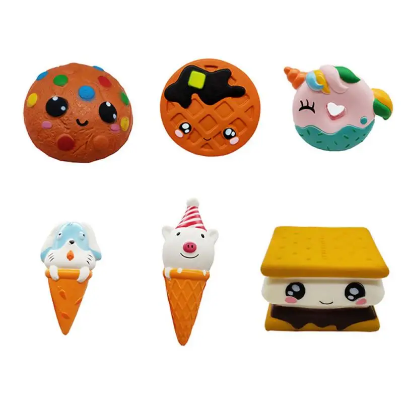 Decompression Stress Reliever Toy Play House Game Props Silicone Chocolate Model Non-stick Realistic Silicone Biscuit Bread Cake
Decompression Stress Reliever Toy Play House Game Props Silicone Chocolate Model Non-stick Realistic Silicone Biscuit Bread Cake