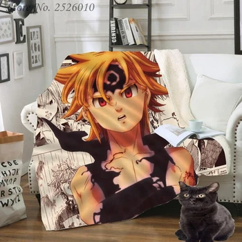 Throw blanket The Seven Deadly Sins 3D Velvet Plush Blanket Bedspread For Kids Girls Sherpa Blanket Couch Quilt Cover Travel 07
Throw blanket The Seven Deadly Sins 3D Velvet Plush Blanket Bedspread For Kids Girls Sherpa Blanket Couch Quilt Cover Travel 07