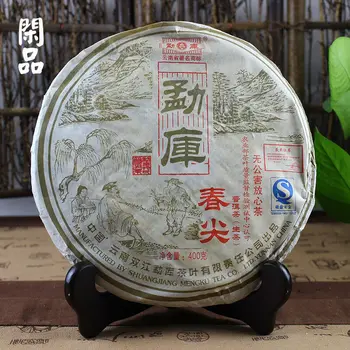 Spring Tip * 2007 Yunnan Shuangjiang Mengku Sheng Pu-Erh Raw Shen Cha Tea 400g
Spring Tip * 2007 Yunnan Shuangjiang Mengku Sheng Pu-Erh Raw Shen Cha Tea 400g