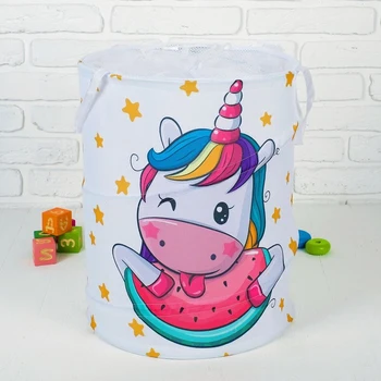 Basket for storing toys "Unicorn and watermelon" 35 × 35 × 45 cm
Basket for storing toys "Unicorn and watermelon" 35 × 35 × 45 cm