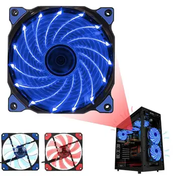 15 LED 120mm 3 4Pin PC Computer Case CPU Heatsink Quiet Cooler Cooling Fan Durable Cooling Fan PC Cooling Fan
15 LED 120mm 3 4Pin PC Computer Case CPU Heatsink Quiet Cooler Cooling Fan Durable Cooling Fan PC Cooling Fan