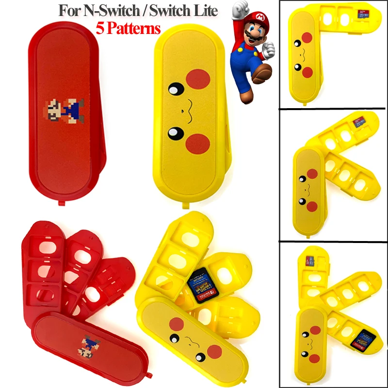 10 в 1 противоударный чехол для игровых карт Nintendo Switch Lite Жесткий Чехол хранения ntendo