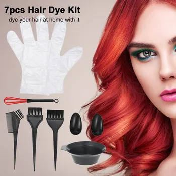7pcs Hair Dye Kit Hair Mixing & Coloring Set Hair Dyeing Brushes Tint Comb Mixing Bowl Hair Stirrer Ear Covers Disposable Gloves
7pcs Hair Dye Kit Hair Mixing & Coloring Set Hair Dyeing Brushes Tint Comb Mixing Bowl Hair Stirrer Ear Covers Disposable Gloves
