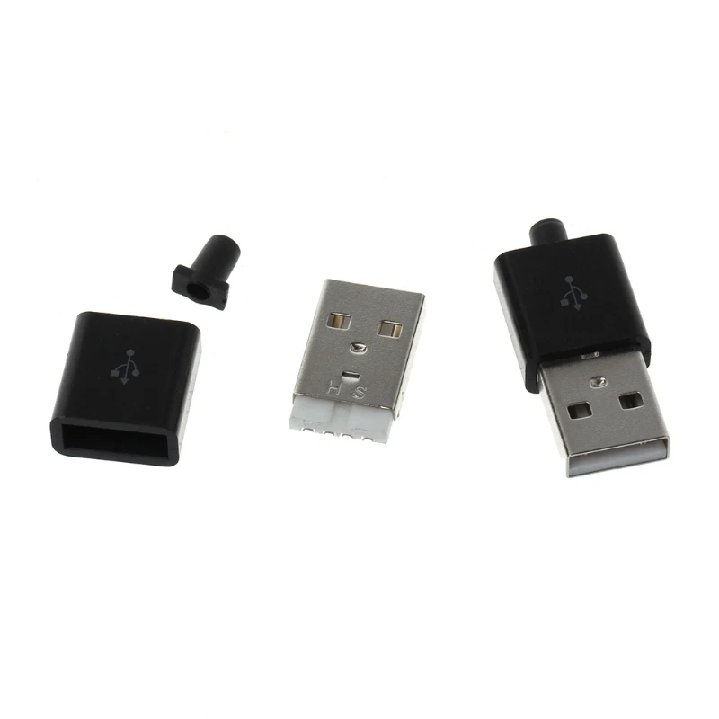 10 Pcs DIY USB 2.0 Type A Male 4P Adapter Connector Plug Socket with Plastic Shell
10 Pcs DIY USB 2.0 Type A Male 4P Adapter Connector Plug Socket with Plastic Shell
