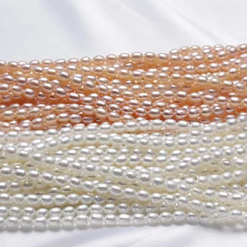 Natural wholesale 5strands AAA 5x7mm genuine rice white pink purple pearl strands loose beads women lady jewelry DIY
Natural wholesale 5strands AAA 5x7mm genuine rice white pink purple pearl strands loose beads women lady jewelry DIY