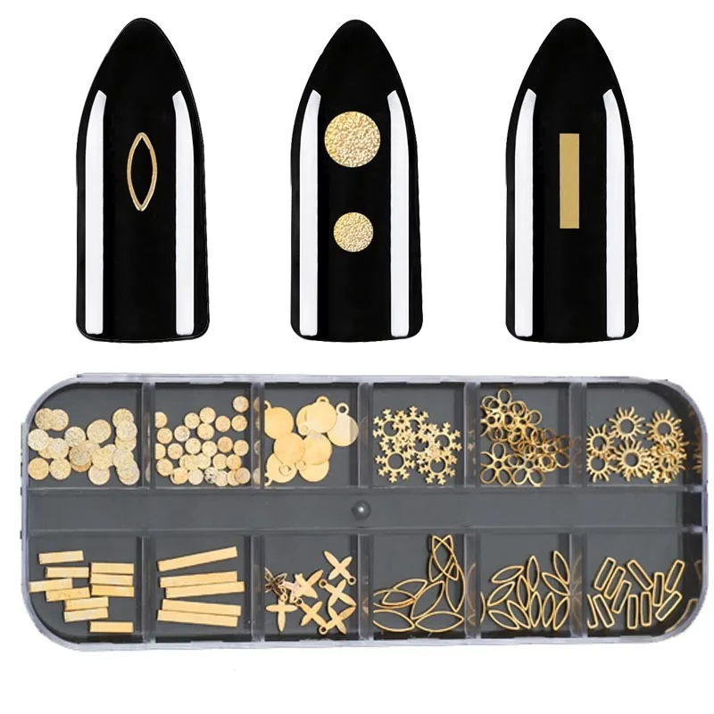 1 Box Mixed Style Nail Metal Rivets Star Heart Snowflake Oval Gold Studs 3D Hollow DIY Art Decoration Accessories
1 Box Mixed Style Nail Metal Rivets Star Heart Snowflake Oval Gold Studs 3D Hollow DIY Art Decoration Accessories