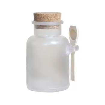 200ml Round Frosted Packaging Bottle Mask Powder Cream Container Plastic Empty Refillable Bottle With Soft Cork And Wooden Spoon
200ml Round Frosted Packaging Bottle Mask Powder Cream Container Plastic Empty Refillable Bottle With Soft Cork And Wooden Spoon