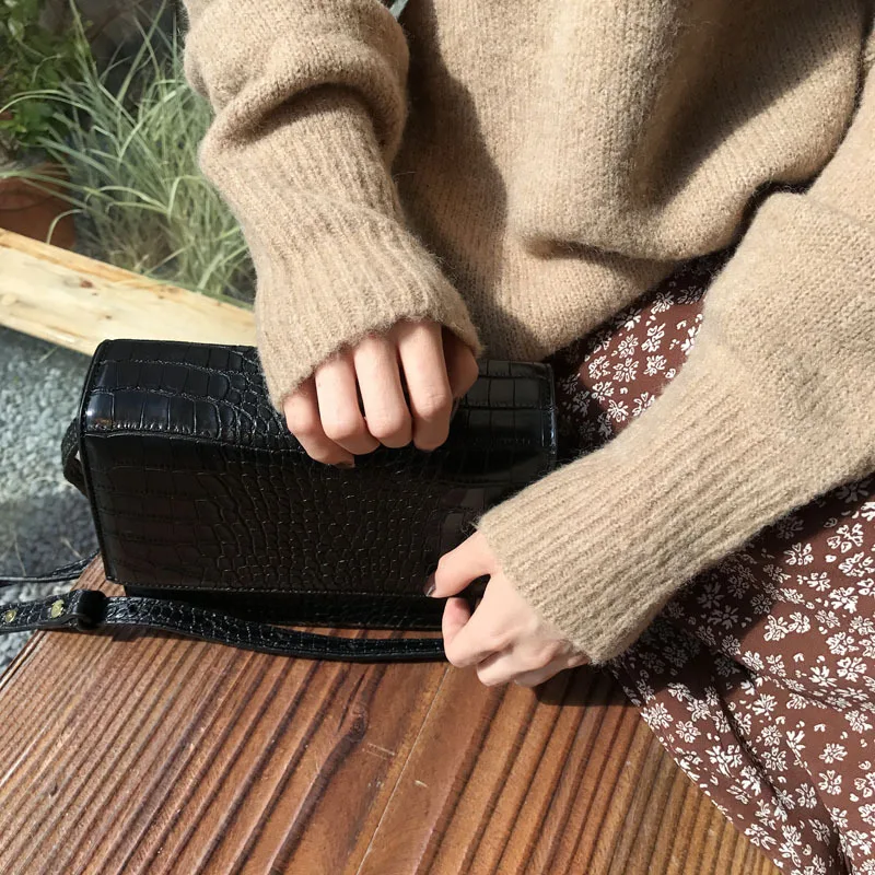 Bag Women's 2019 Spring New Style Solid Color Simple Glorious Versatile Crocodile Pattern Square Sling Bag Shoulder WOMEN'S Bag
Bag Women's 2019 Spring New Style Solid Color Simple Glorious Versatile Crocodile Pattern Square Sling Bag Shoulder WOMEN'S Bag