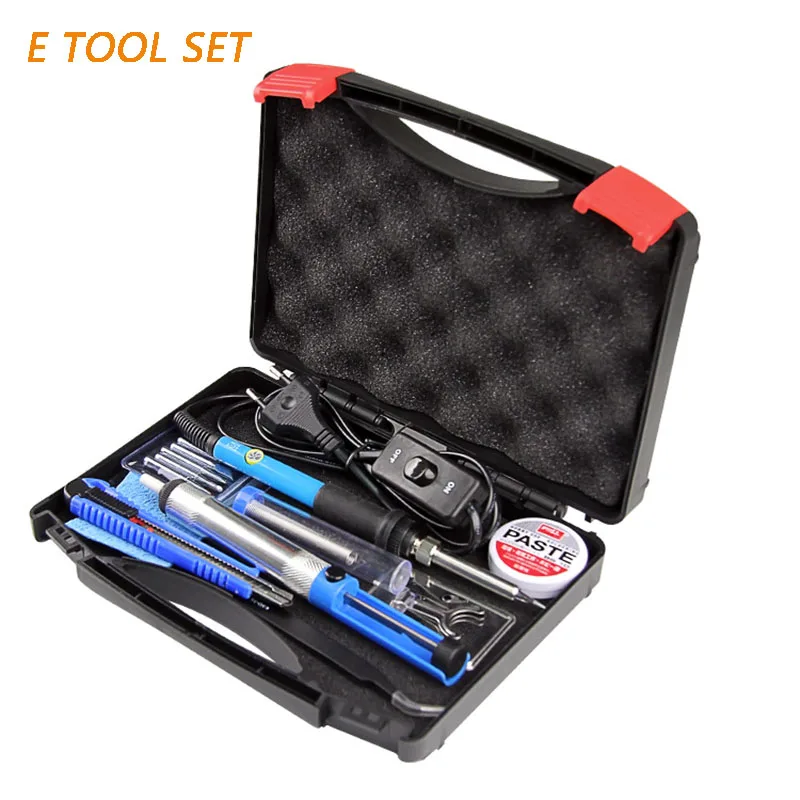 Portable Electric Soldering Iron Tool Set DIY Combination Maintenance Household Combination Kit
Portable Electric Soldering Iron Tool Set DIY Combination Maintenance Household Combination Kit