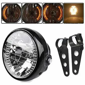 Motorcycle Modified Retro Headlights 7 Inch Angel Ring Headlights Far Near Light Steering Function Headlights
Motorcycle Modified Retro Headlights 7 Inch Angel Ring Headlights Far Near Light Steering Function Headlights