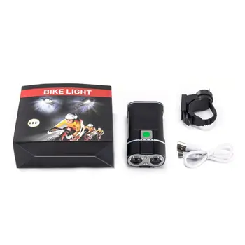 WOSAWE 2400 Lumens Bicycle Light with 18650 Built-in Batteries USB Rechargeable Bike Light 2-XML LED lamp Flashlight 5 modes
WOSAWE 2400 Lumens Bicycle Light with 18650 Built-in Batteries USB Rechargeable Bike Light 2-XML LED lamp Flashlight 5 modes