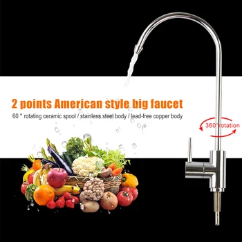 Faucet Tap 360 Degree Rotatable Stainless Steel Modern Smooth for Home Kitchen Sink _WK
Faucet Tap 360 Degree Rotatable Stainless Steel Modern Smooth for Home Kitchen Sink _WK
