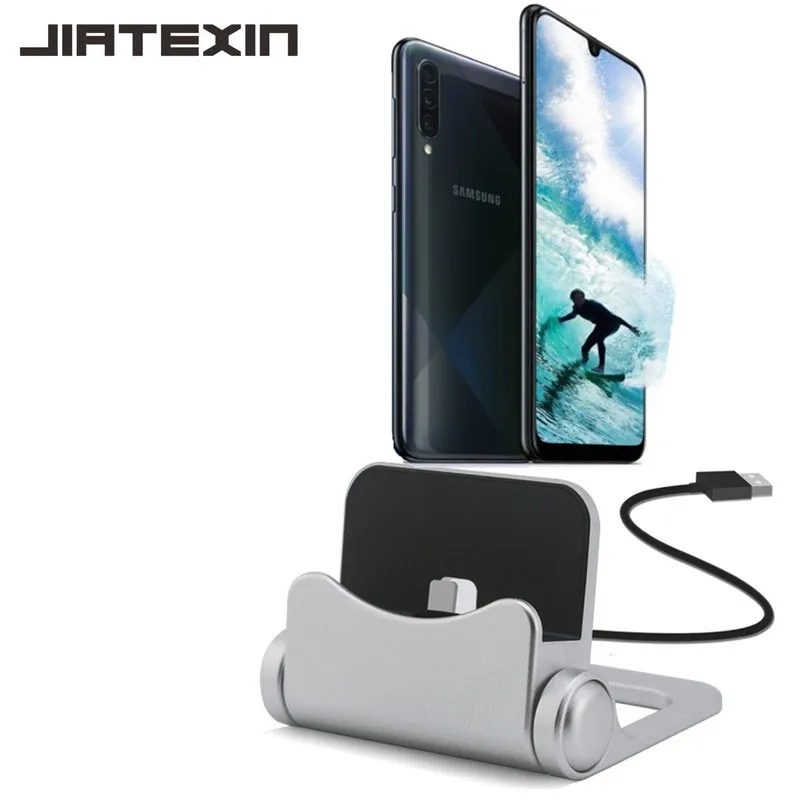 JIATEXIN New For Samsung Galaxy A50s Desktop Data Sync Type-C USB Cable Dock Charger Station For A30s Phone Holder USB C Adapter
JIATEXIN New For Samsung Galaxy A50s Desktop Data Sync Type-C USB Cable Dock Charger Station For A30s Phone Holder USB C Adapter