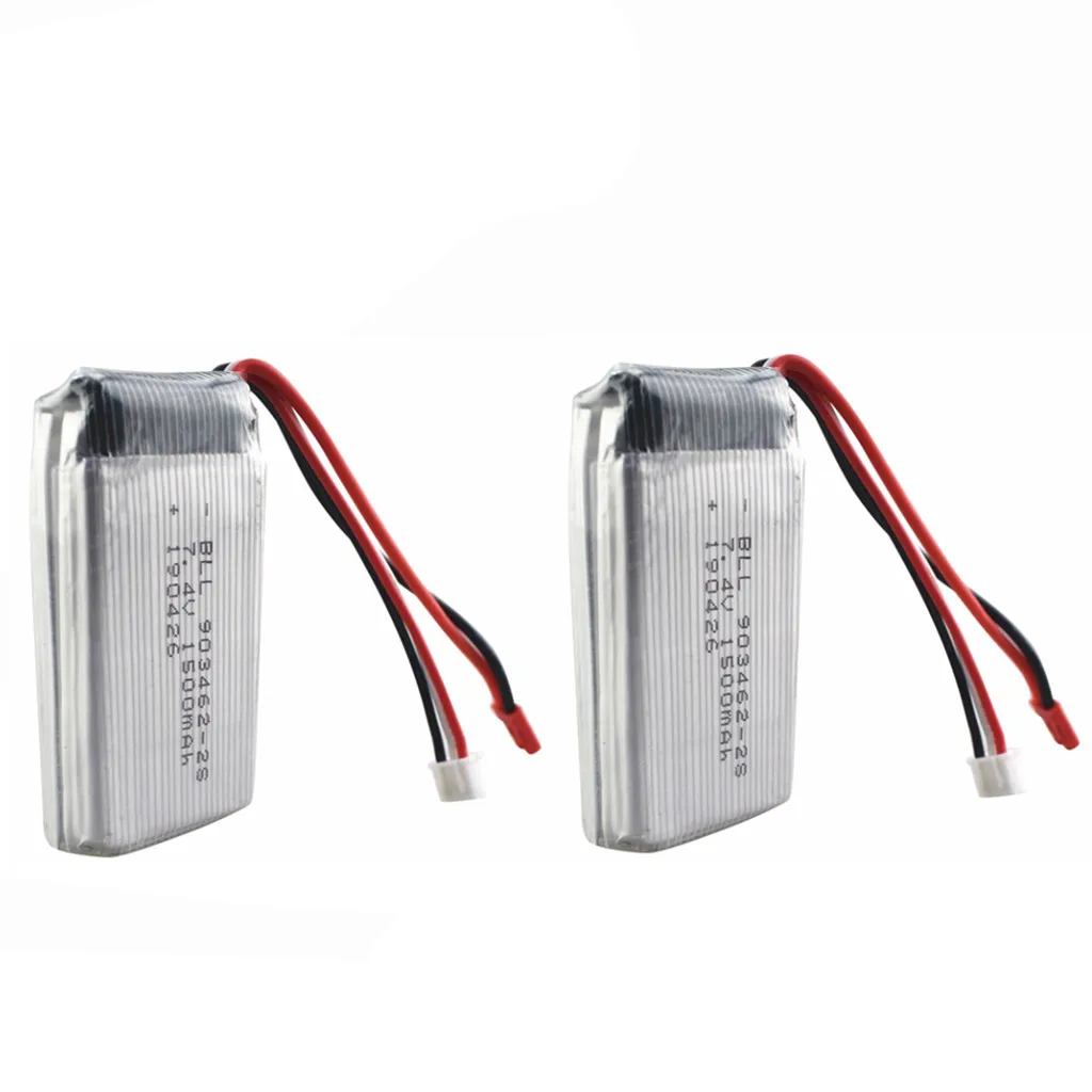 2PCS 7.4V 1500mah lithium battery for WLTOYS V913 aircraft accessories L959 remote control car WL912 remote control boat
2PCS 7.4V 1500mah lithium battery for WLTOYS V913 aircraft accessories L959 remote control car WL912 remote control boat