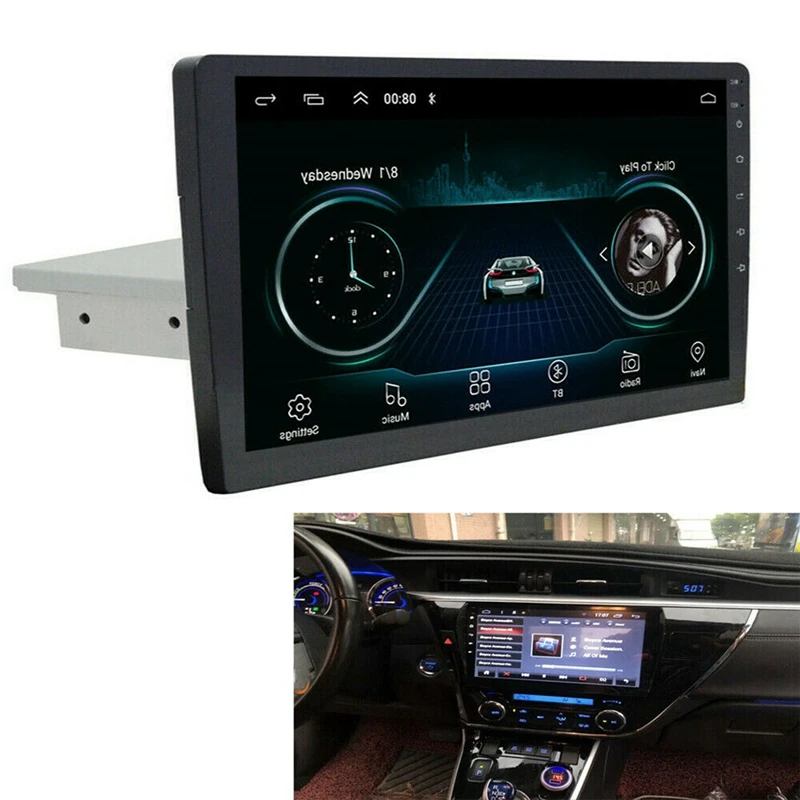 9 Inch Android 8.1 Car MP5 Player Stereo Radio 1024X600 HD LCD Quad Core WIFI+1G+16G GPS BT OBD Adjustable Navigation
9 Inch Android 8.1 Car MP5 Player Stereo Radio 1024X600 HD LCD Quad Core WIFI+1G+16G GPS BT OBD Adjustable Navigation