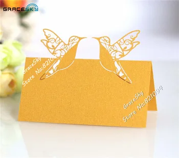 50pcs Free Shipping laser Cut Pearlescent Swallow Design Wedding Party Name Cards aircraft Place Card Seat Invitation Table Card 
50pcs Free Shipping laser Cut Pearlescent Swallow Design Wedding Party Name Cards aircraft Place Card Seat Invitation Table Card