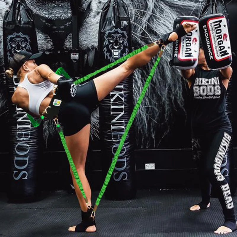 200LBS Taekwondo Boxing Crossfit Jump Resistance Bands Leg Arm Power Strength Explosive Force Training Pull Rope Workout Fitness
200LBS Taekwondo Boxing Crossfit Jump Resistance Bands Leg Arm Power Strength Explosive Force Training Pull Rope Workout Fitness