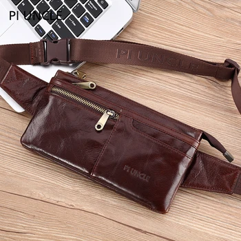 Genuine Leather Men's Waist Bag Casual Designer Fanny Pack Women's Chest Pack For Phone Cards Holder Travel Bum Belly Bags Sport
Genuine Leather Men's Waist Bag Casual Designer Fanny Pack Women's Chest Pack For Phone Cards Holder Travel Bum Belly Bags Sport