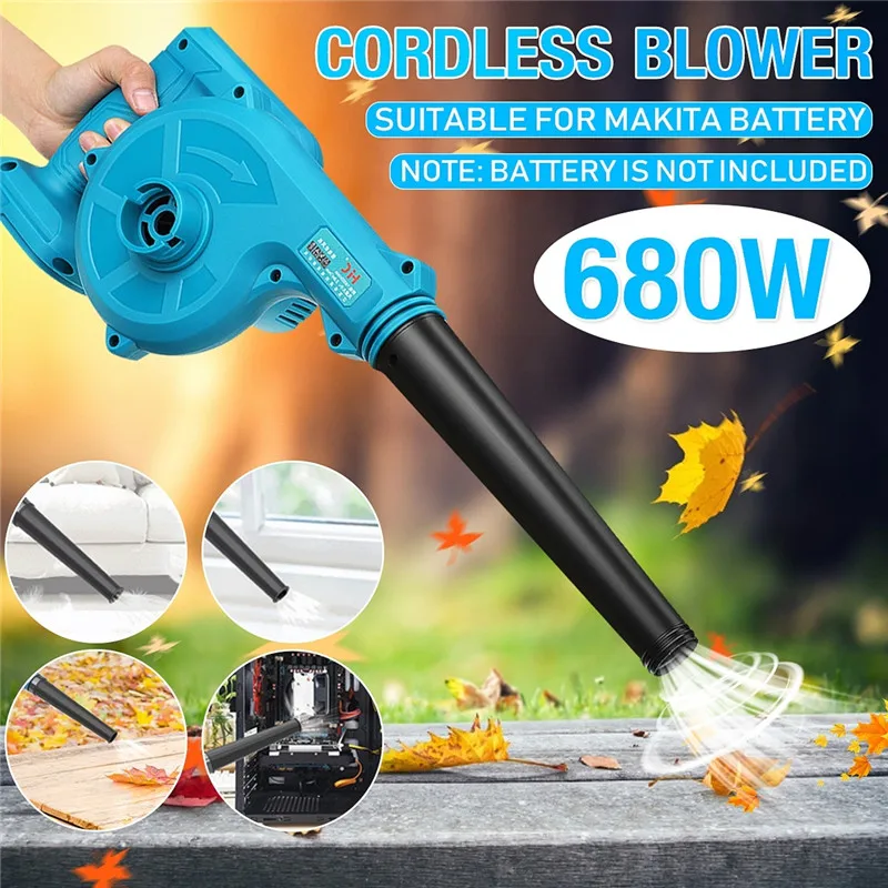 Rechargeable Blower Cordless Blower Air Flow Adjustment Vacuum Cleaner Electric Tool for Makita 18V Battery
Rechargeable Blower Cordless Blower Air Flow Adjustment Vacuum Cleaner Electric Tool for Makita 18V Battery