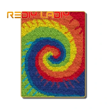 Latch Hook Rug Rianbow Pattern Crocheting Carpet Rug 100% Acrylic Yarn Sofa Cushion Mat Crochet Art DIY Carpet Rug Hobby & Craft
Latch Hook Rug Rianbow Pattern Crocheting Carpet Rug 100% Acrylic Yarn Sofa Cushion Mat Crochet Art DIY Carpet Rug Hobby & Craft
