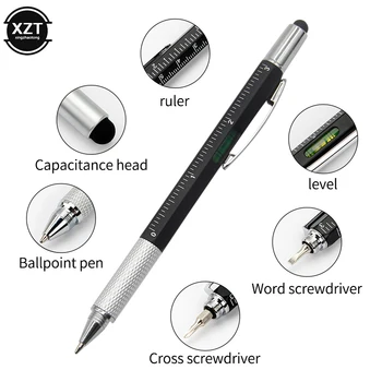 7 in 1 multifunction ballpoint pen with Modern handheld tool designed to measure technical ruler screwdriver touch screen stylus
7 in 1 multifunction ballpoint pen with Modern handheld tool designed to measure technical ruler screwdriver touch screen stylus