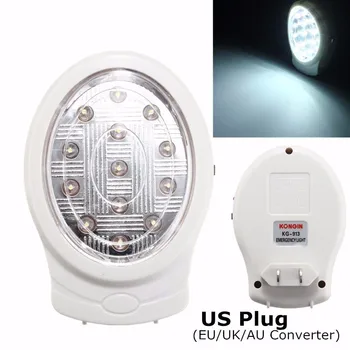 Smuxi 13 LED Rechargeable Emergency Light Automatic Power 2W Failure Outage Lighting Lamp Bulb US PLUG White color
Smuxi 13 LED Rechargeable Emergency Light Automatic Power 2W Failure Outage Lighting Lamp Bulb US PLUG White color