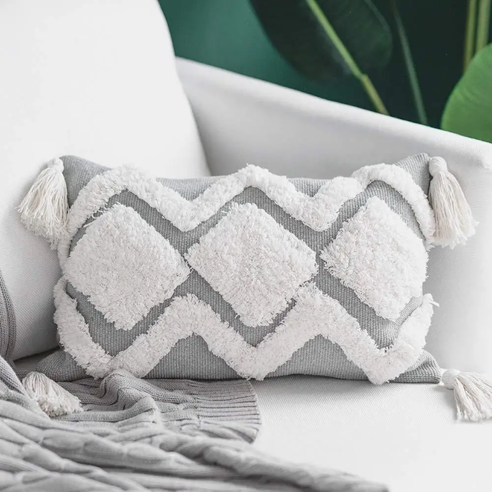 Pillowcase Bohemian Decorative Pillowcase Sofa Bedroom Living Room Modern Tufted Cushion Cover Tassel Pillowcase Waist Cushion
Pillowcase Bohemian Decorative Pillowcase Sofa Bedroom Living Room Modern Tufted Cushion Cover Tassel Pillowcase Waist Cushion