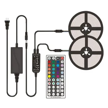 RGB LED Light Strip 5050 LED Tape Lights Changing Color LED Lights with Remote for Home
RGB LED Light Strip 5050 LED Tape Lights Changing Color LED Lights with Remote for Home