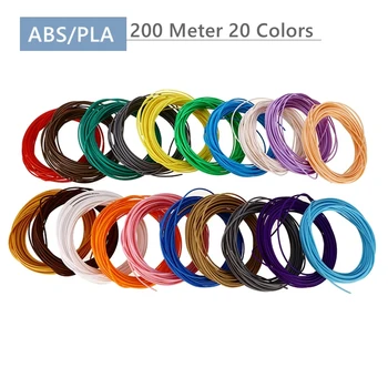 50/100/200 Meter 1.75mm ABS PLA Material PLA Filament 3D Refill Plastic for Printer 3D Pen School Drawing Supplies 10/20 Rolls
50/100/200 Meter 1.75mm ABS PLA Material PLA Filament 3D Refill Plastic for Printer 3D Pen School Drawing Supplies 10/20 Rolls