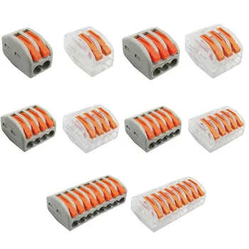 100pcs fast wire Connectors,Universal Compact Wiring Connector,push-in Terminal Block PCT-212 213 214 215 218 312 313 314 315
100pcs fast wire Connectors,Universal Compact Wiring Connector,push-in Terminal Block PCT-212 213 214 215 218 312 313 314 315