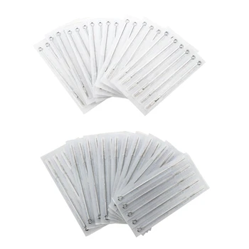 100 Pcs Tattoo Needles: 50 Pcs 9M1 Single Stack num Sterilized Tattoo Needles OTW-50-9M1 & 50 Pcs 7Rl Tattoo Needles
100 Pcs Tattoo Needles: 50 Pcs 9M1 Single Stack num Sterilized Tattoo Needles OTW-50-9M1 & 50 Pcs 7Rl Tattoo Needles