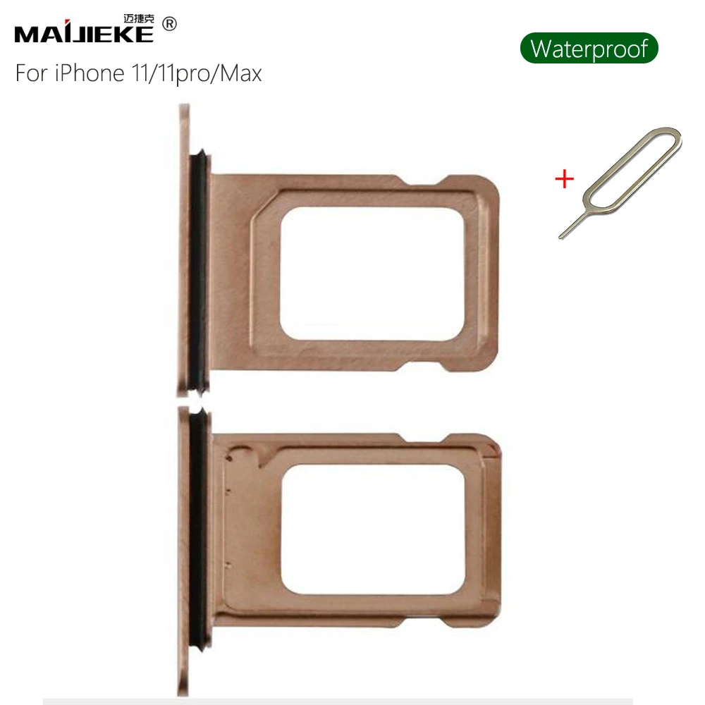 10PCS Single Sim Card Holder Slot for iPhone 11 pro Waterproof SIM Card Tray for iPhone 11 pro max SIM Card Tray Free SIM Tool
10PCS Single Sim Card Holder Slot for iPhone 11 pro Waterproof SIM Card Tray for iPhone 11 pro max SIM Card Tray Free SIM Tool