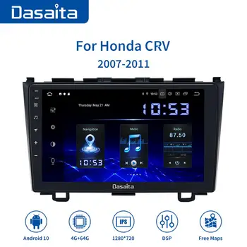 Car radio Android 10.0 1 din for Honda CRV GPS 2008 2009 2010 2011 Navigation DSP 9" IPS Touch Screen 1280*720
Car radio Android 10.0 1 din for Honda CRV GPS 2008 2009 2010 2011 Navigation DSP 9" IPS Touch Screen 1280*720