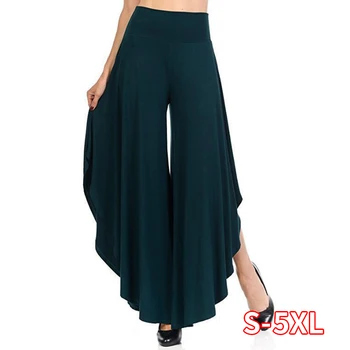 Women High Waist Pleated Long pant Elegant Vintage Ruffles Wide Leg Pants Femme Casual Loose Streetwear Belly Dance Trousers 
Women High Waist Pleated Long pant Elegant Vintage Ruffles Wide Leg Pants Femme Casual Loose Streetwear Belly Dance Trousers