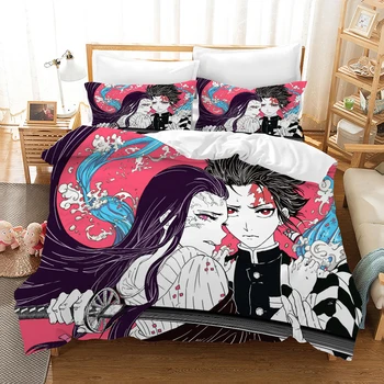 Demon Slayer Kimetsu No Yaiba Sticker Bed Linen Cartoon Duvet Covers Pillowcases Kids Anime Comforter Bedding Sets(NO Sheet)
Demon Slayer Kimetsu No Yaiba Sticker Bed Linen Cartoon Duvet Covers Pillowcases Kids Anime Comforter Bedding Sets(NO Sheet)
