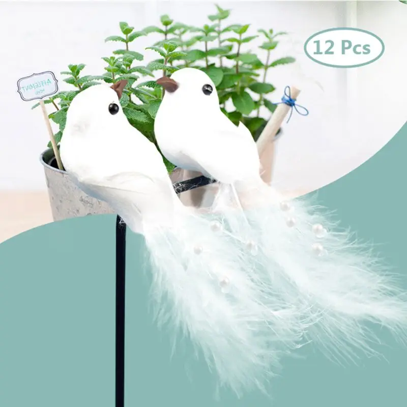 12 Pcs Artificial Foam Feather Simulation Bird with Clips for Christmas Tree Dec High Quality and Brand New
12 Pcs Artificial Foam Feather Simulation Bird with Clips for Christmas Tree Dec High Quality and Brand New