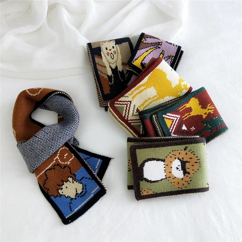 Knitted Scarf Cartoon Elk Pattern Soft Thick Double-sided Scarves Christmas Long Shawls Collar Neck Warm Neckerchief
Knitted Scarf Cartoon Elk Pattern Soft Thick Double-sided Scarves Christmas Long Shawls Collar Neck Warm Neckerchief