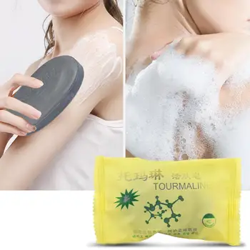 50g Tourmaline Bamboo Charcoal Soap Black Soap Jabon Savon Travel Shampoo Traditional Charcoal Active Face Acne Natural Soap
50g Tourmaline Bamboo Charcoal Soap Black Soap Jabon Savon Travel Shampoo Traditional Charcoal Active Face Acne Natural Soap