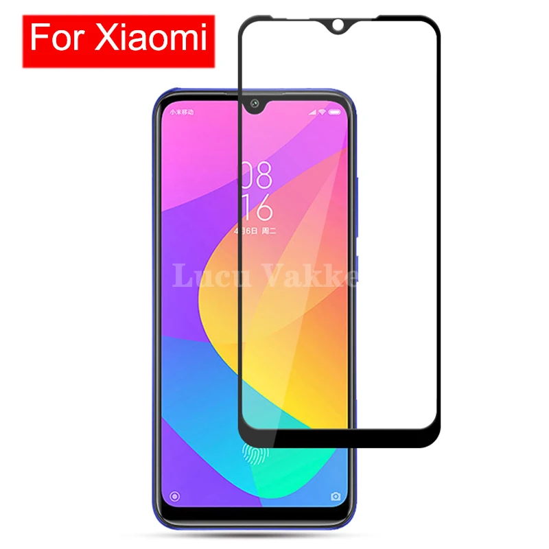 Full Cover Tempered Glass for Xiaomi CC9 9 Lite 9lite Protective Glas Screen Protector on Xiao Mi C9 Light 9light Safety Film | Мобильные