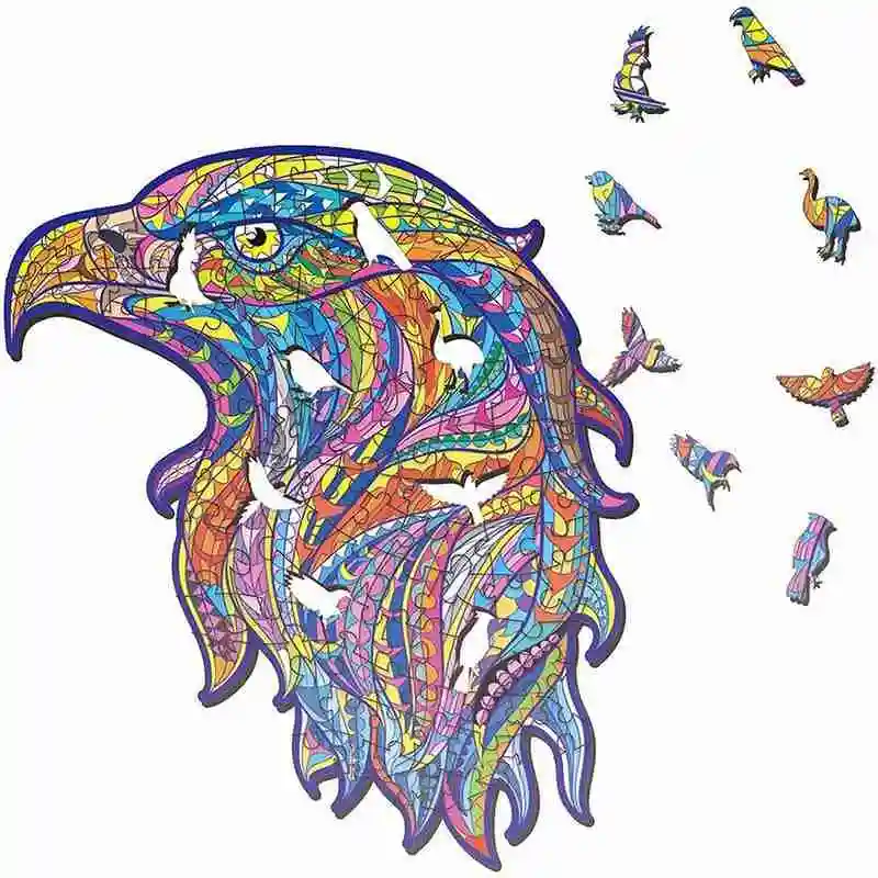 Mysterious Eagle Puzzle Toy Unique Wooden Animal Jigsaw Puzzle Gift Kids Educational Fabulous Gift Interactive Games Toy
Mysterious Eagle Puzzle Toy Unique Wooden Animal Jigsaw Puzzle Gift Kids Educational Fabulous Gift Interactive Games Toy