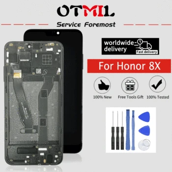 Otmil 6.5" For HUAWEI Honor 8x LCD Display Touch Screen Digitizer with Frame For HUAWEI HONOR 8X JSN-AL00 JSN-L22 JSN-L21 Panel
Otmil 6.5" For HUAWEI Honor 8x LCD Display Touch Screen Digitizer with Frame For HUAWEI HONOR 8X JSN-AL00 JSN-L22 JSN-L21 Panel